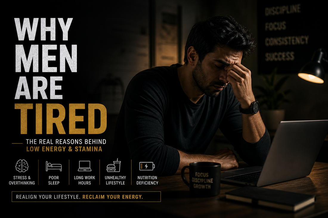 Why Modern Men Feel Low on Energy & Stamina (And What You Can Do)